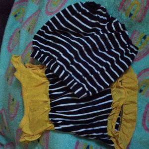 Pat Pat, Yellow & Navy two piece, 6-9 Months
